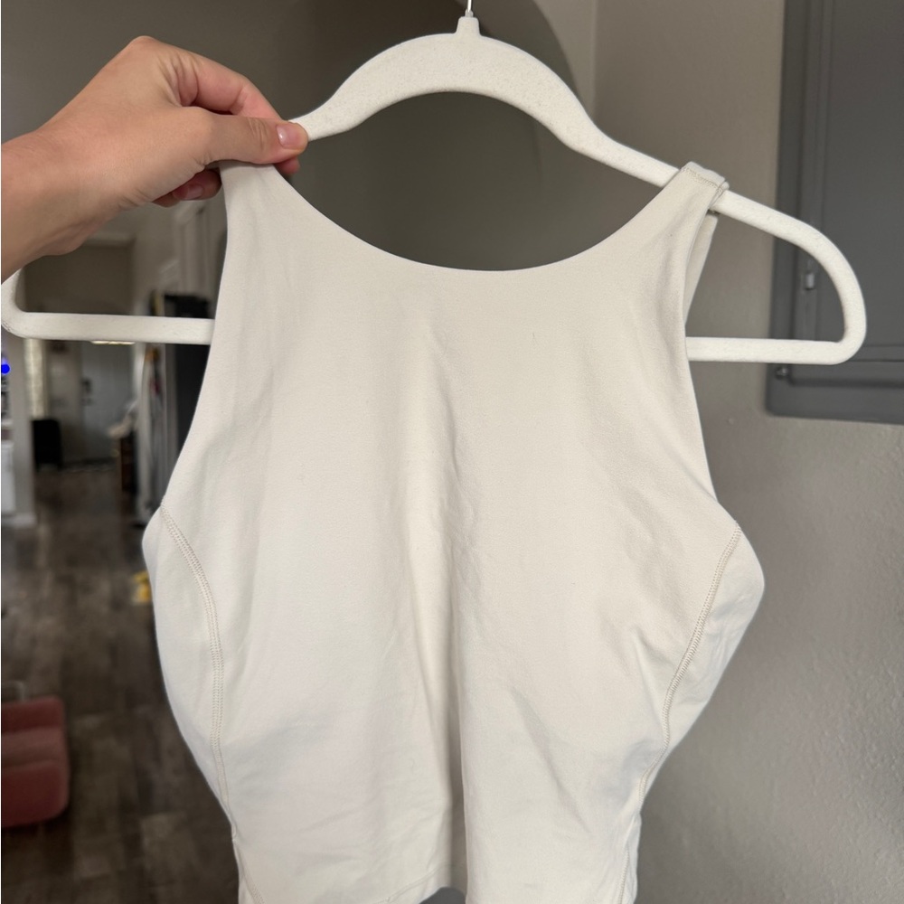 Lululemon Align High-Neck
Tank Top
Natural Ivory
Size 8